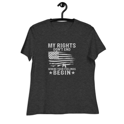 Liberty & Lead Apparel My Rights - Ladies Relaxed Tee