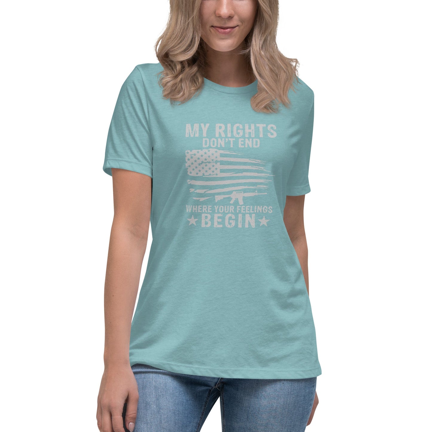 Liberty & Lead Apparel Heather Blue Lagoon / S My Rights