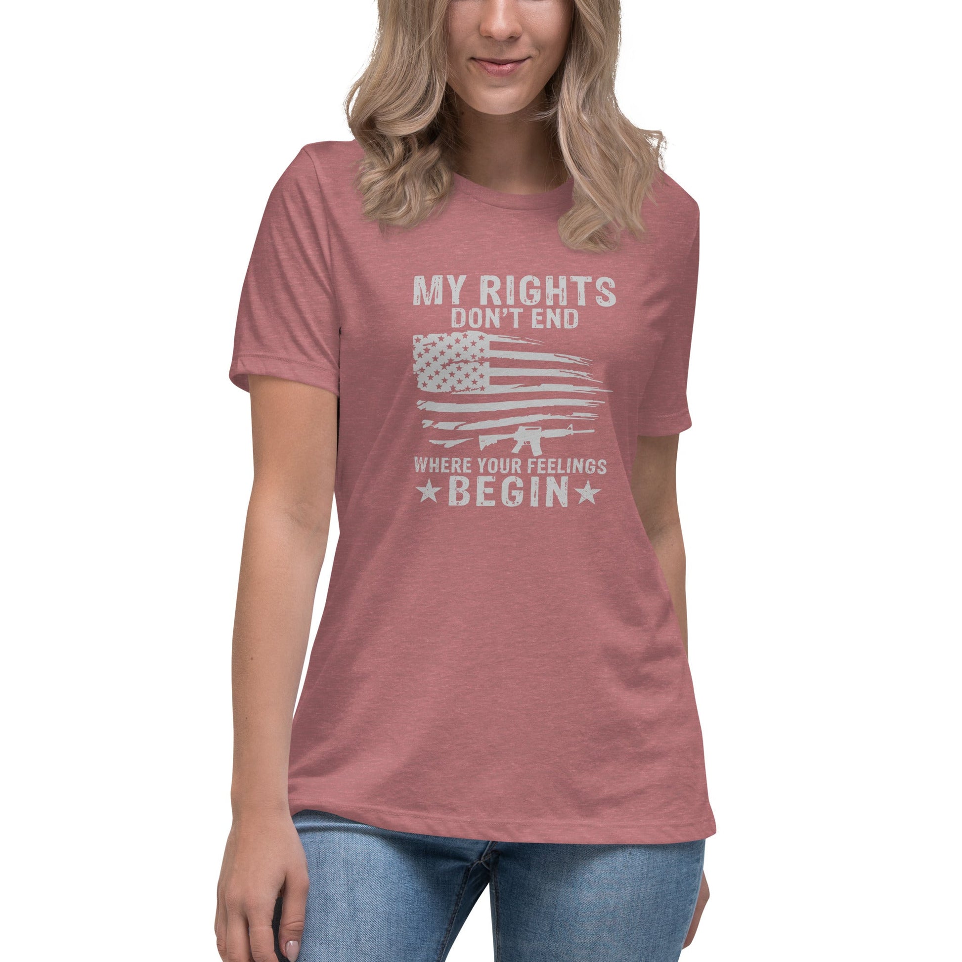 Liberty & Lead Apparel Heather Mauve / S My Rights