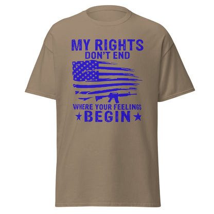 Liberty & Lead Apparel Brown Savana / S My Rights - Men's Classic Tee