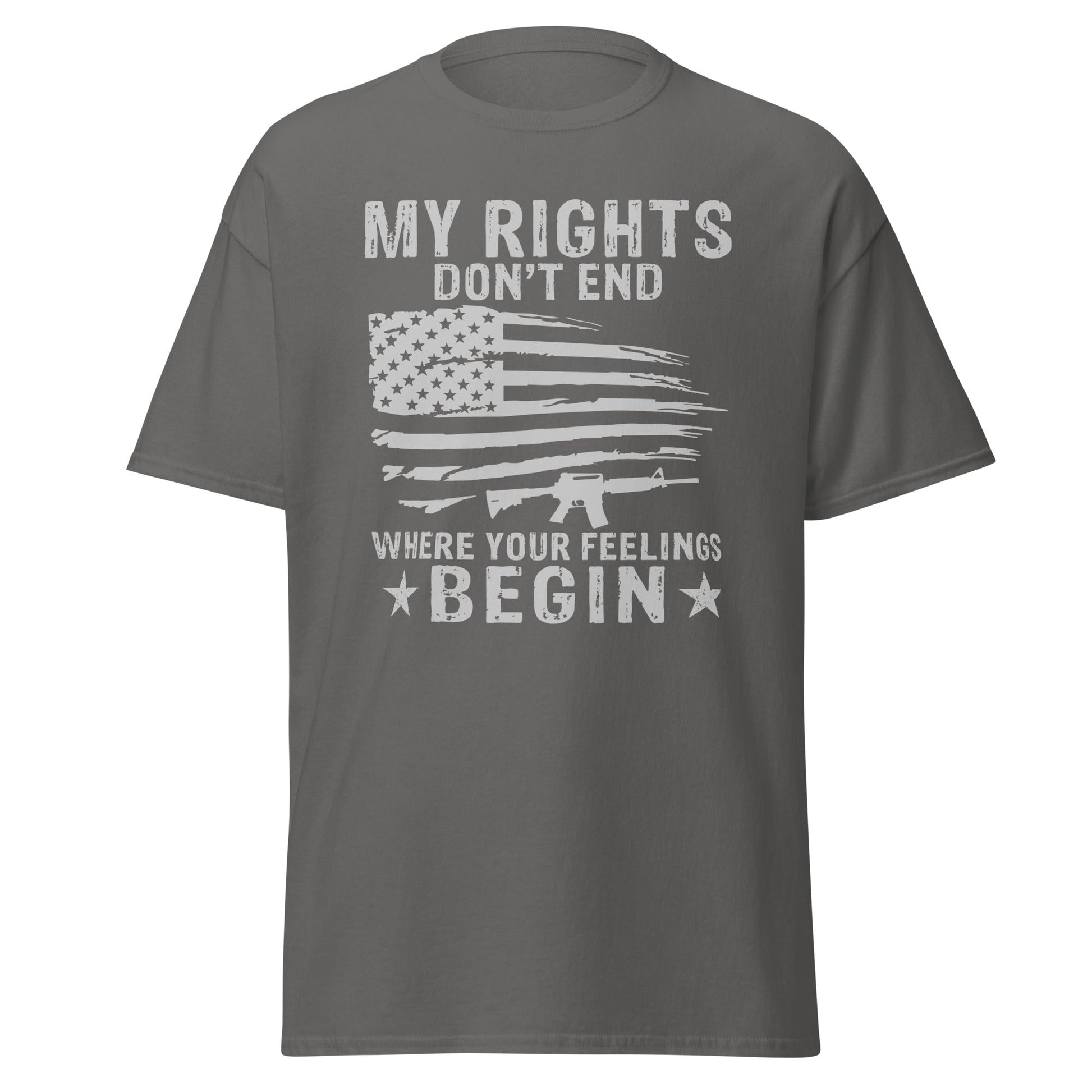 Liberty & Lead Apparel Charcoal / S My Rights - Men's Classic Tee