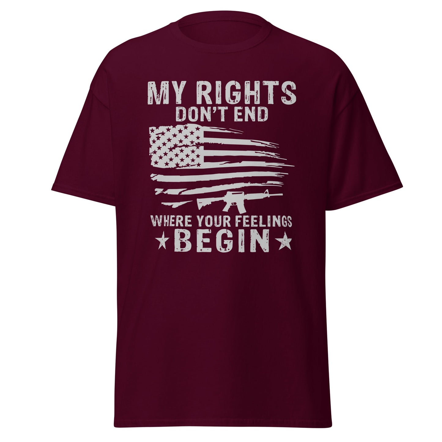 Liberty & Lead Apparel Maroon / S My Rights - Men's Classic Tee