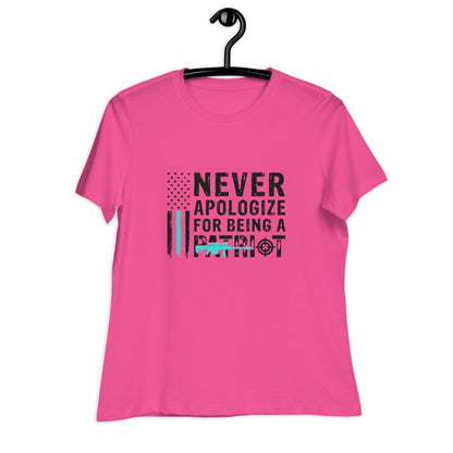 Liberty & Lead Apparel Never Apologize 2 - Ladies Relaxed Tee