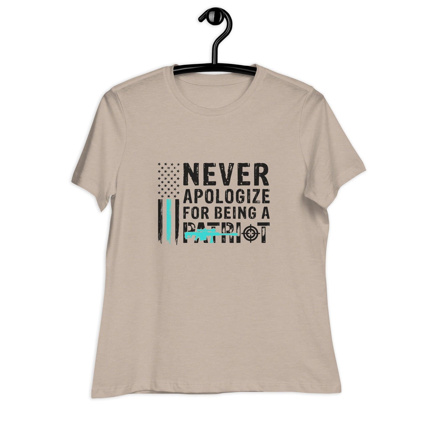 Liberty & Lead Apparel Never Apologize 2 - Ladies Relaxed Tee