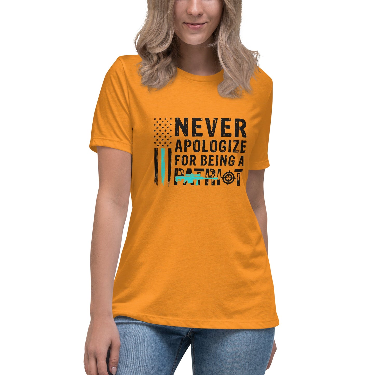 Liberty & Lead Apparel Heather Marmalade / S Never Apologize 2