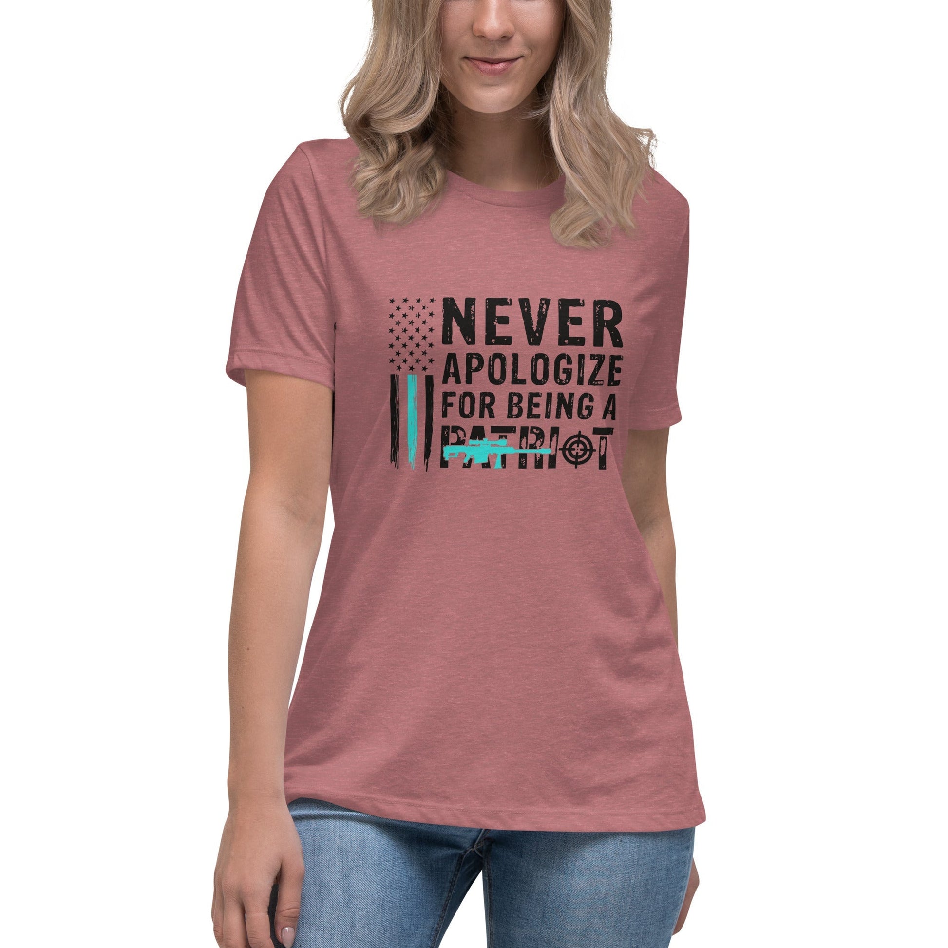 Liberty & Lead Apparel Heather Mauve / S Never Apologize 2