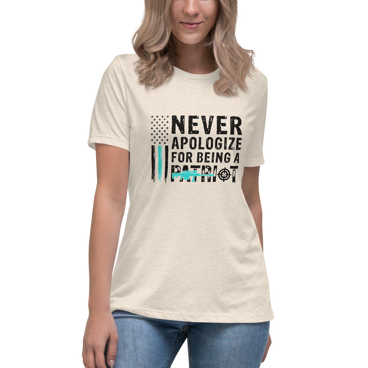 Liberty & Lead Apparel Heather Prism Natural / S Never Apologize 2