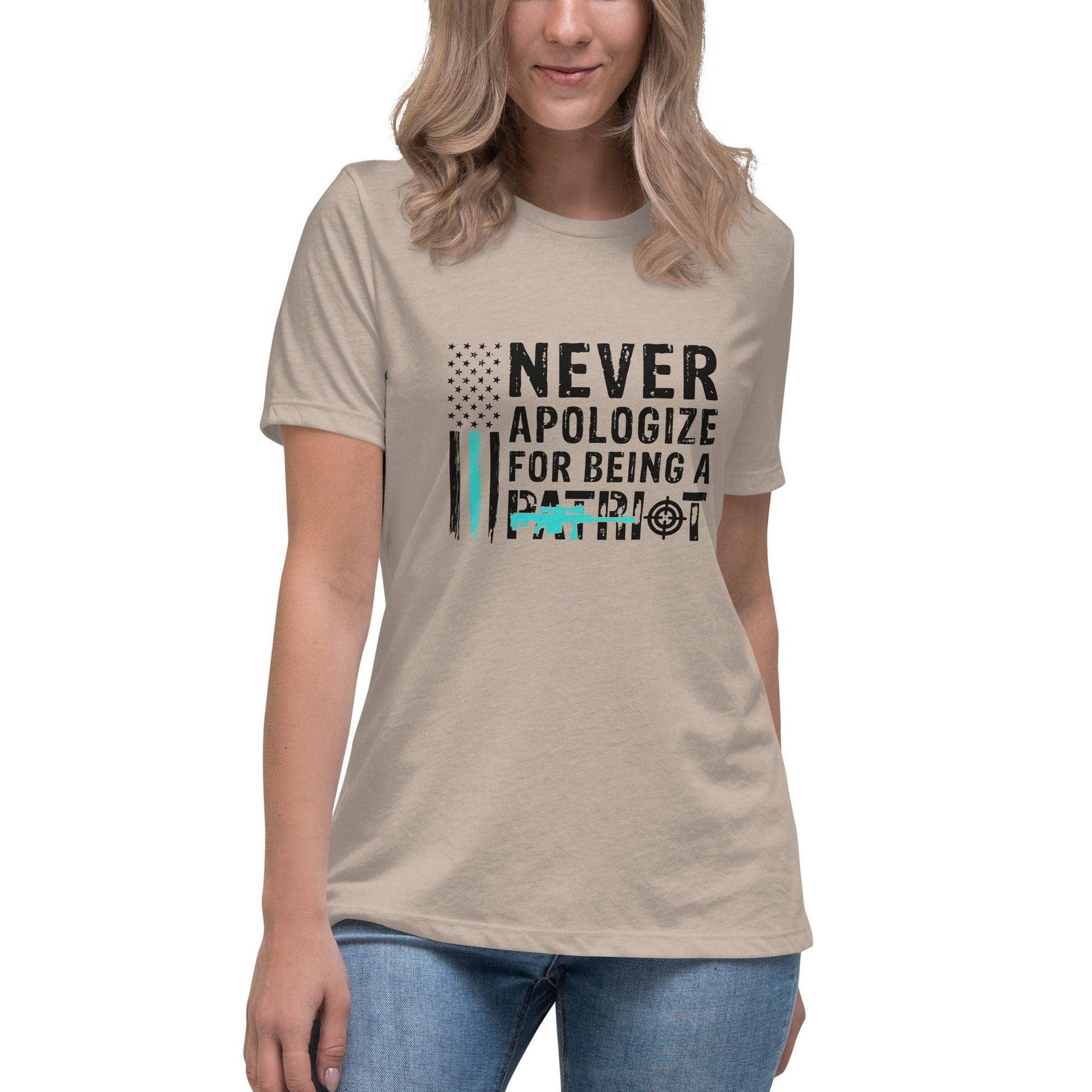 Liberty & Lead Apparel Heather Stone / S Never Apologize 2