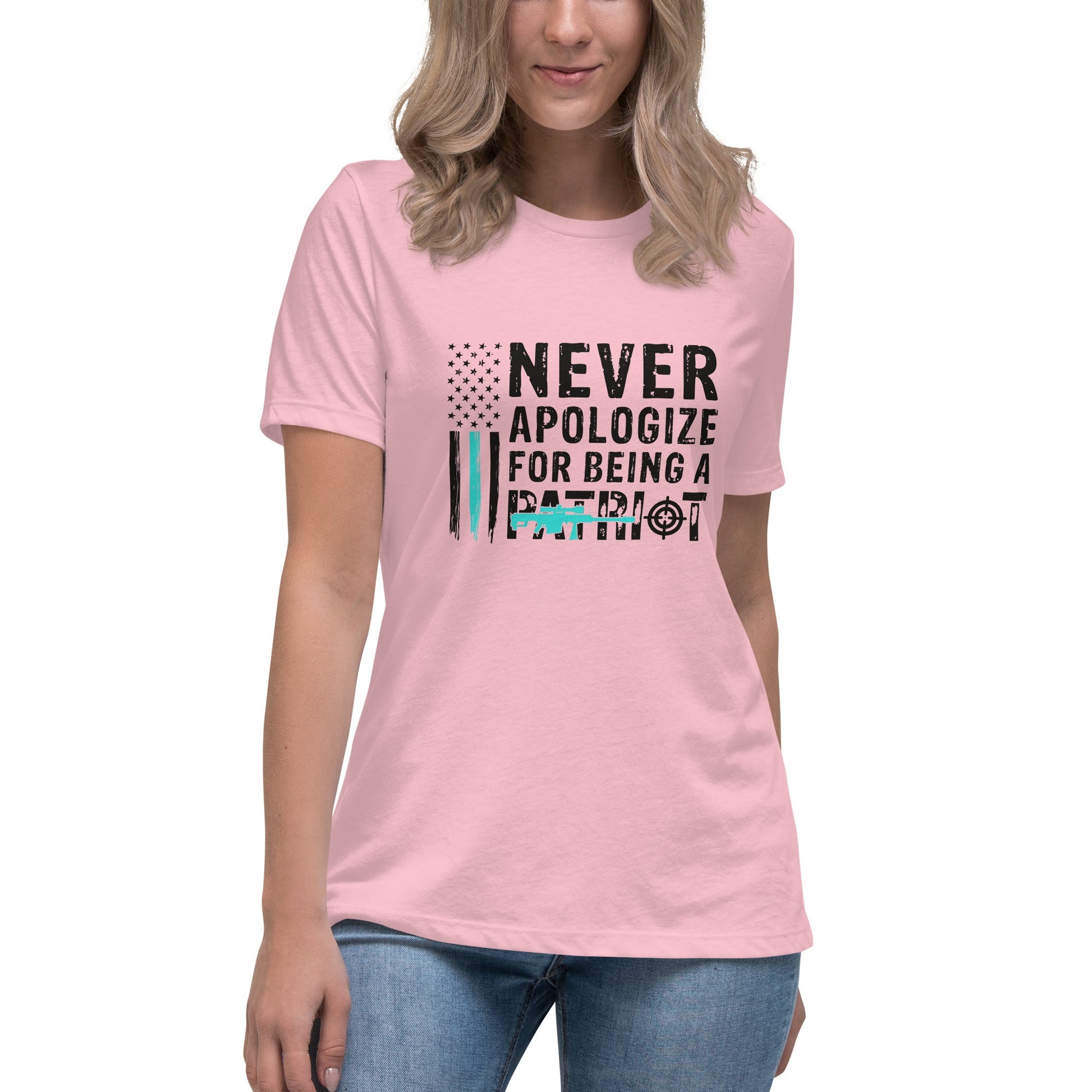 Liberty & Lead Apparel Pink / S Never Apologize 2