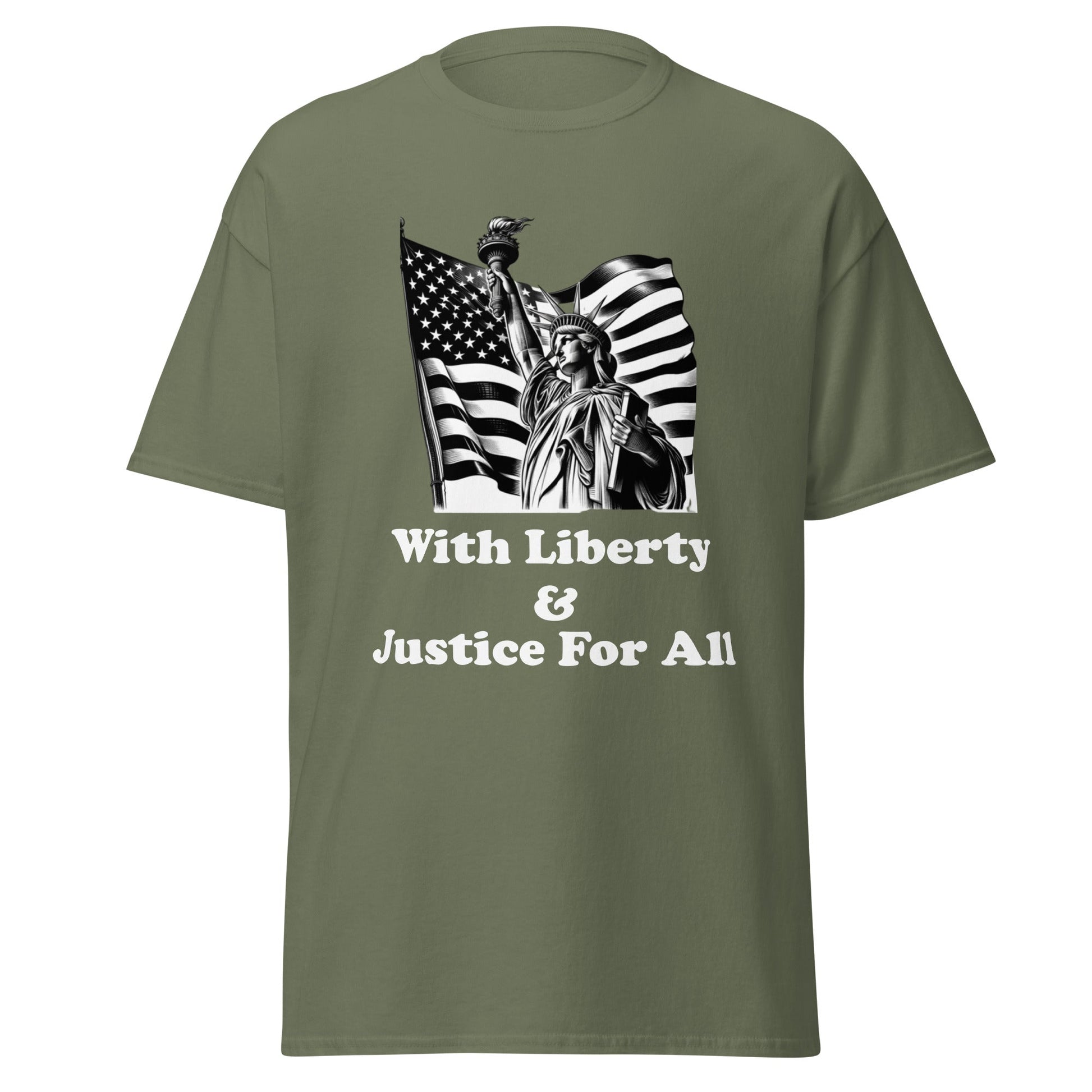 Liberty & Lead Apparel Military Green / S Pledge of Allegiance - Men's Classic Tee