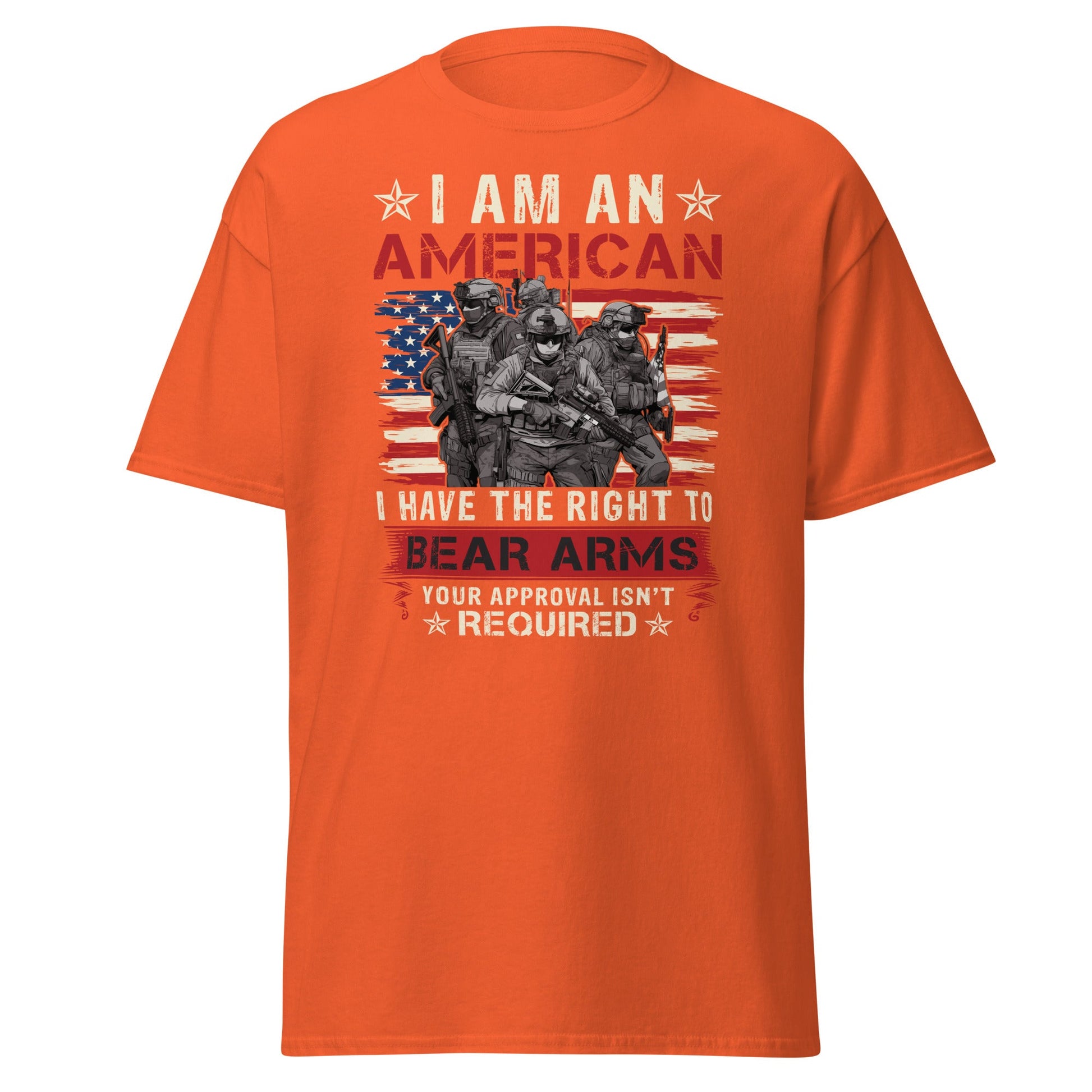 Liberty & Lead Apparel Orange / S Right to Bear Arms - Men's Classic Tee