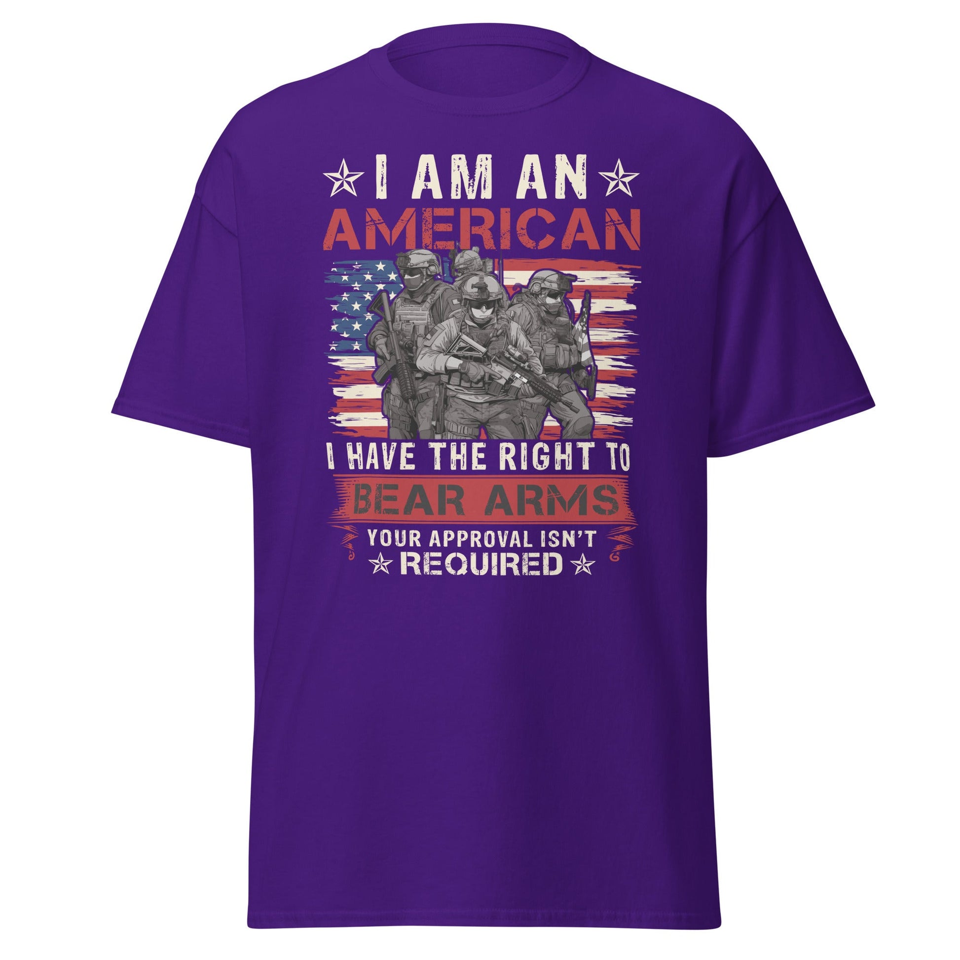 Liberty & Lead Apparel Purple / S Right to Bear Arms - Men's Classic Tee