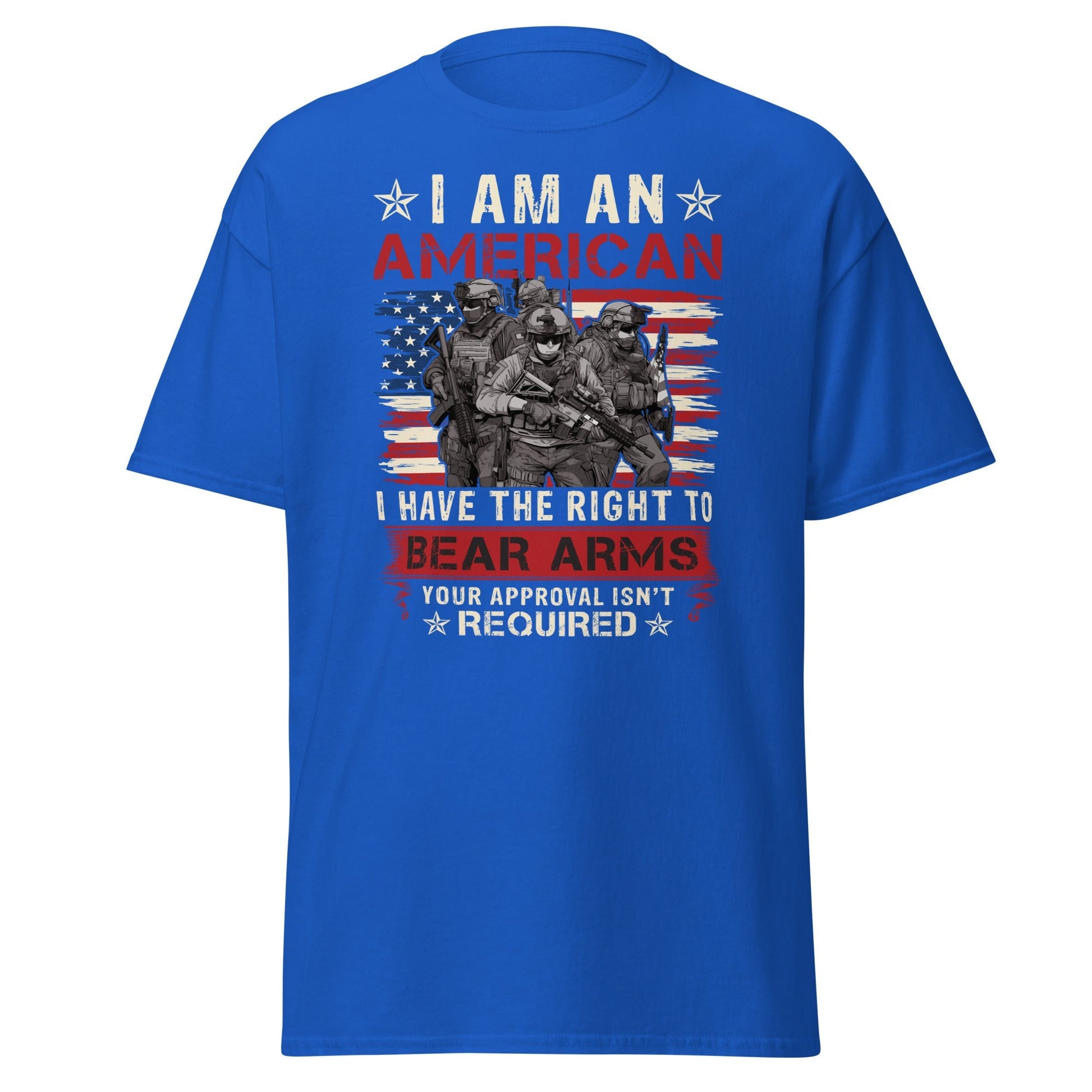 Liberty & Lead Apparel Royal / S Right to Bear Arms - Men's Classic Tee