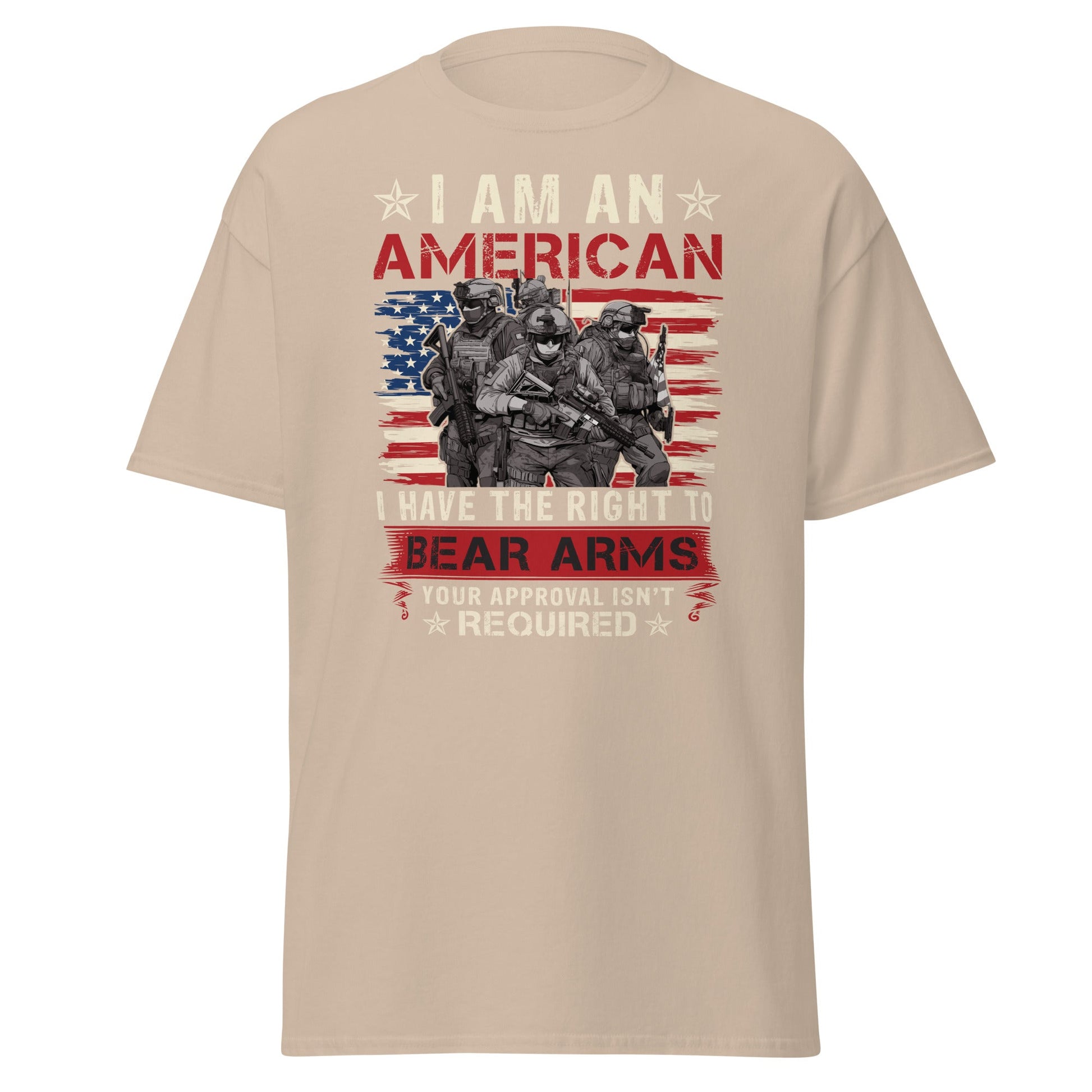 Liberty & Lead Apparel Sand / S Right to Bear Arms - Men's Classic Tee