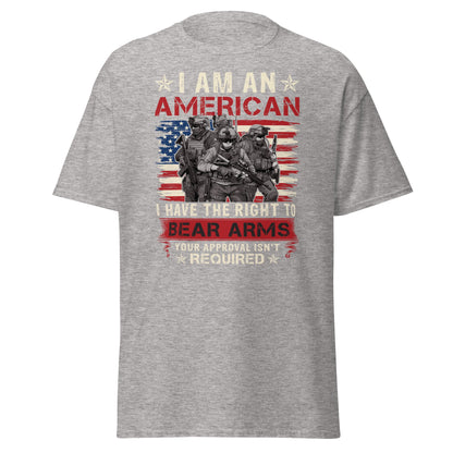 Liberty & Lead Apparel Sport Grey / S Right to Bear Arms - Men's Classic Tee