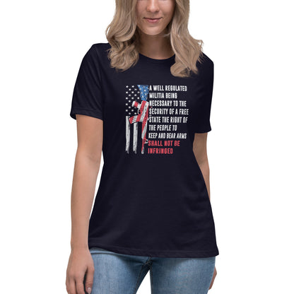 Liberty & Lead Apparel Shall Not Be Infringed 2 - Ladies Relaxed Tee