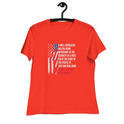 Liberty & Lead Apparel Shall Not Be Infringed 2 - Ladies Relaxed Tee