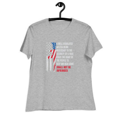 Liberty & Lead Apparel Shall Not Be Infringed 2 - Ladies Relaxed Tee