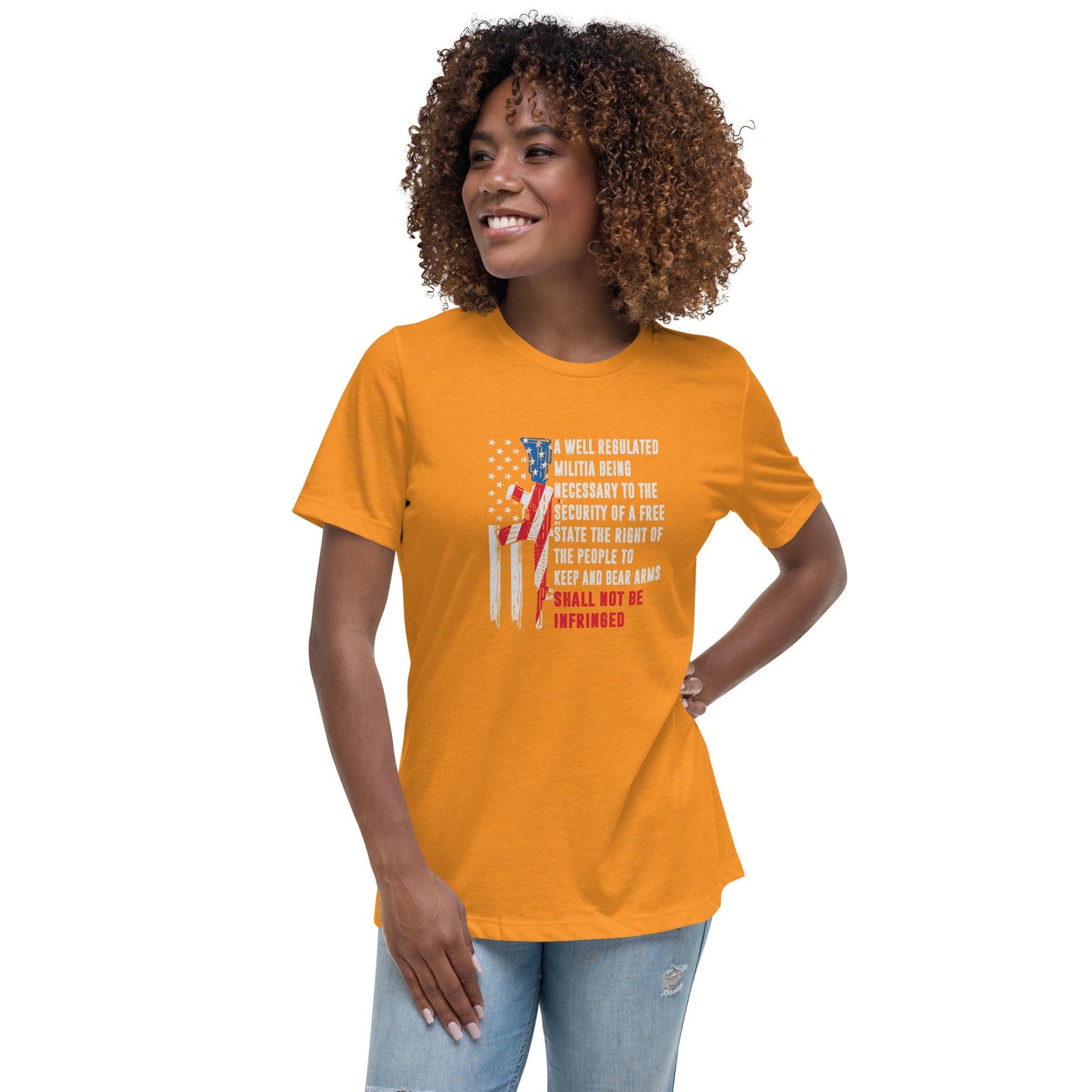 Liberty & Lead Apparel Heather Marmalade / S Shall Not Be Infringed 2