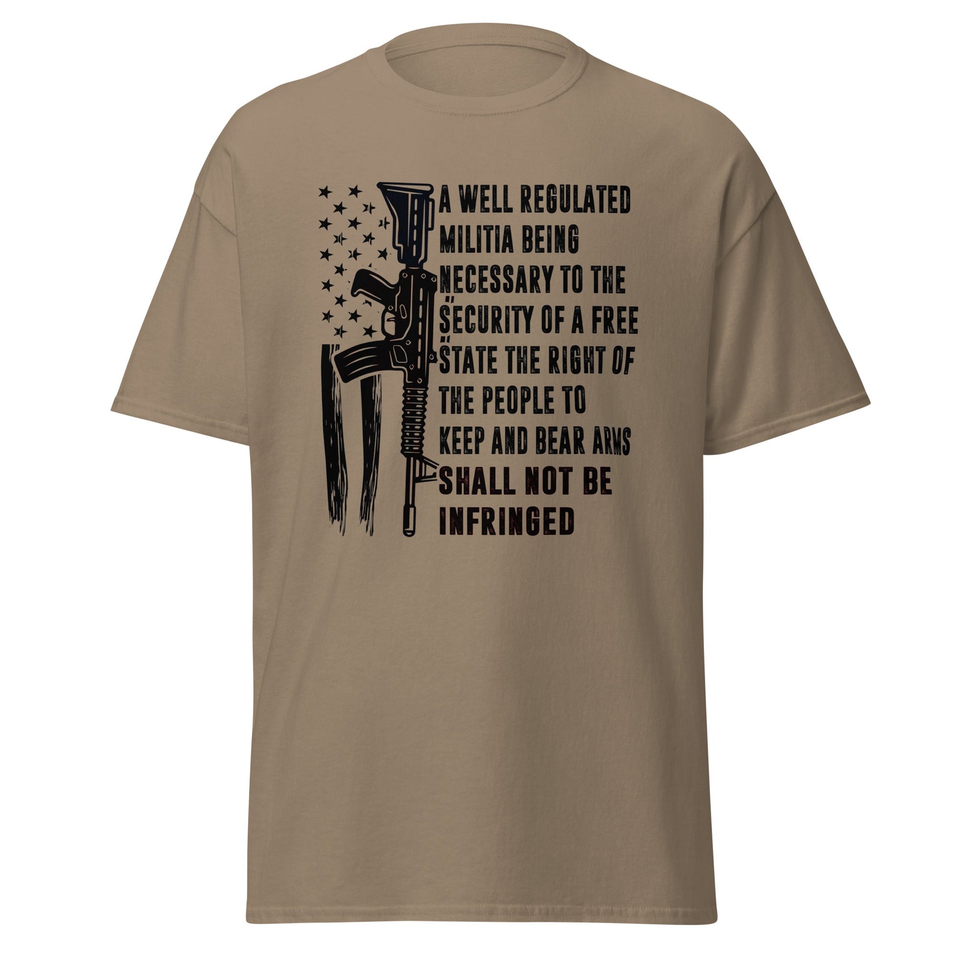 Liberty & Lead Apparel Brown Savana / S Shall Not Be Infringed 2 - Men's Classic Tee