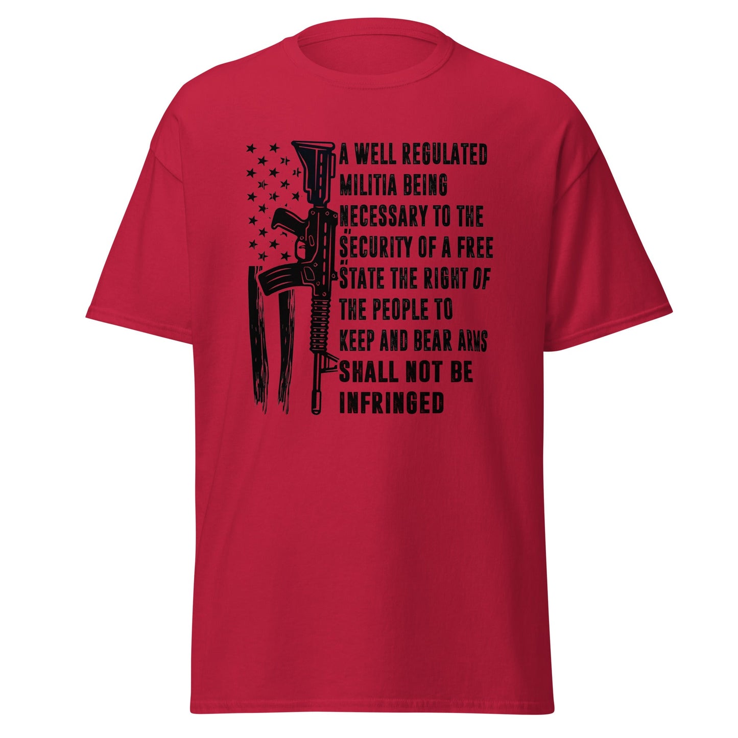 Liberty & Lead Apparel Cardinal / S Shall Not Be Infringed 2 - Men's Classic Tee