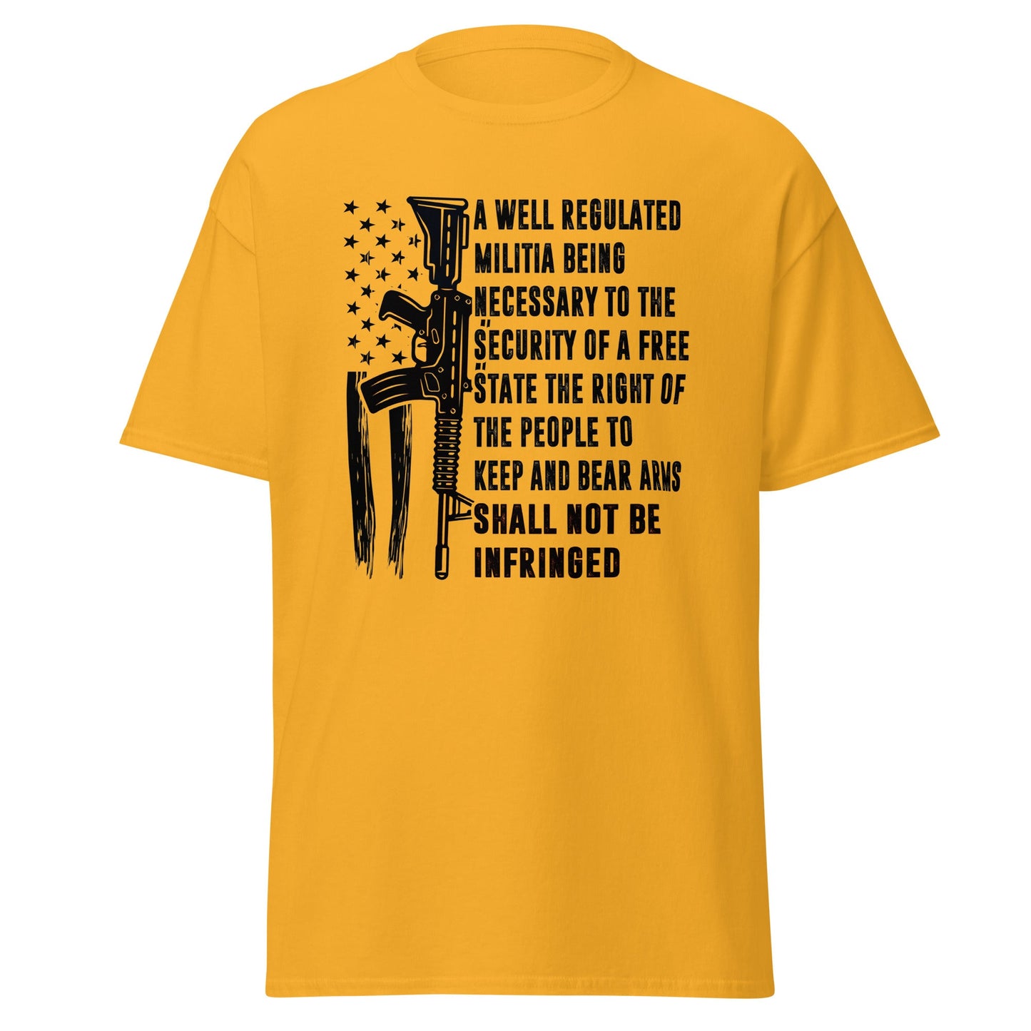 Liberty & Lead Apparel Gold / S Shall Not Be Infringed 2 - Men's Classic Tee