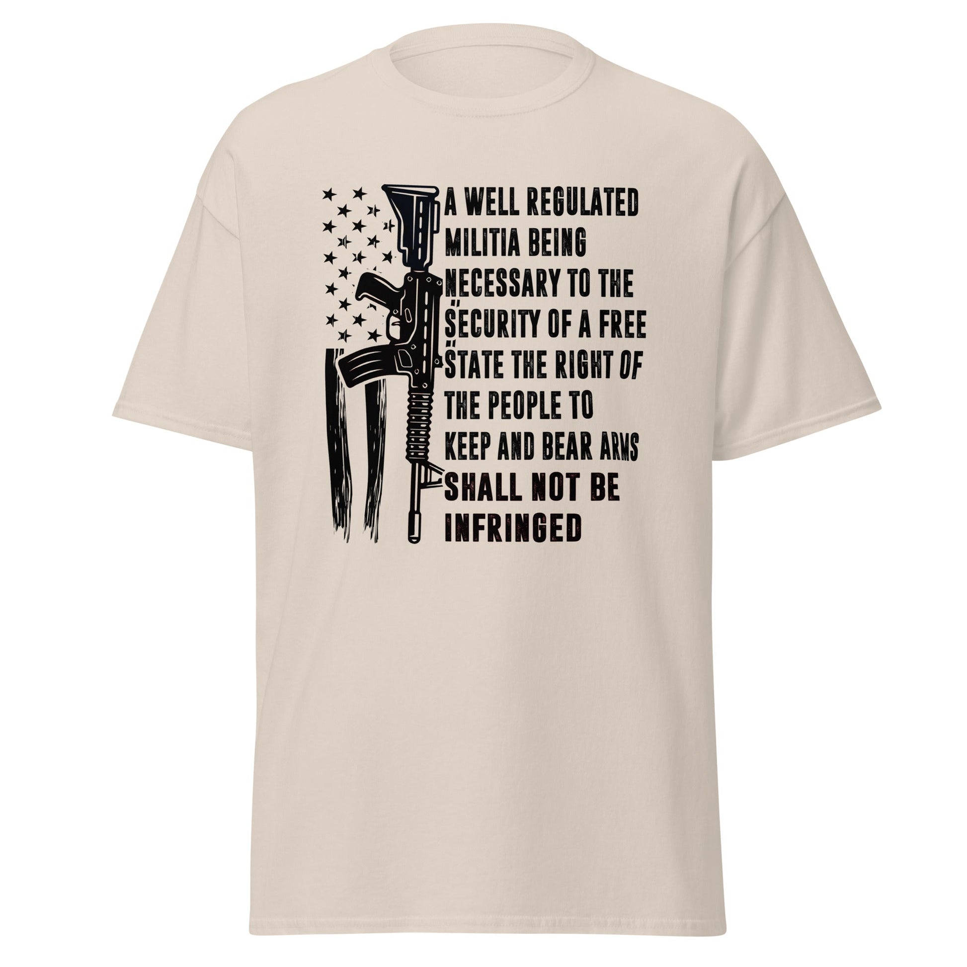 Liberty & Lead Apparel Natural / S Shall Not Be Infringed 2 - Men's Classic Tee