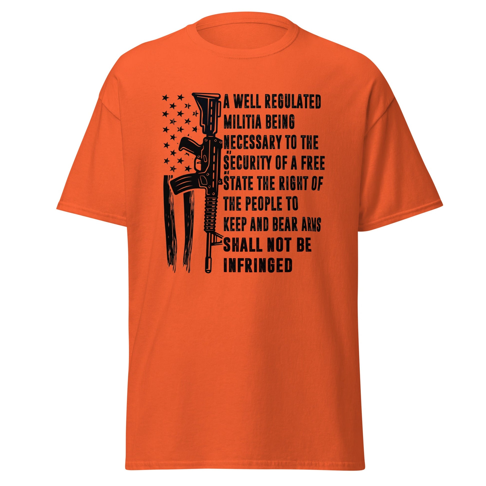 Liberty & Lead Apparel Orange / S Shall Not Be Infringed 2 - Men's Classic Tee