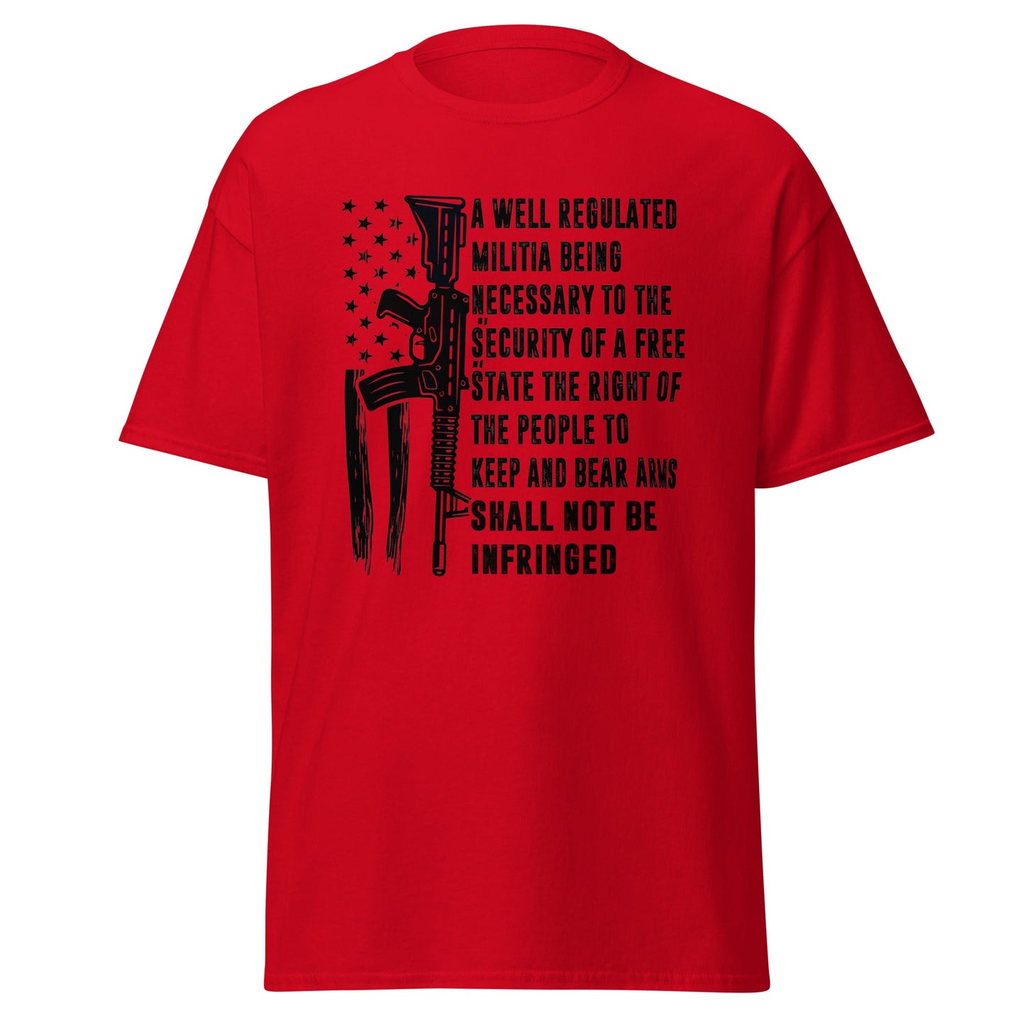 Liberty & Lead Apparel Red / S Shall Not Be Infringed 2 - Men's Classic Tee