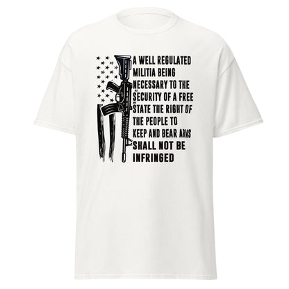 Liberty & Lead Apparel White / S Shall Not Be Infringed 2 - Men's Classic Tee