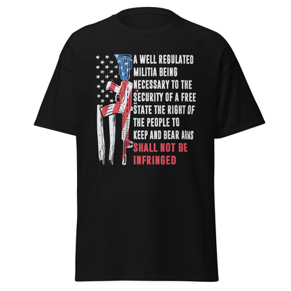 Liberty & Lead Apparel Black / S Shall Not Be Infringed - Men's Classic Tee