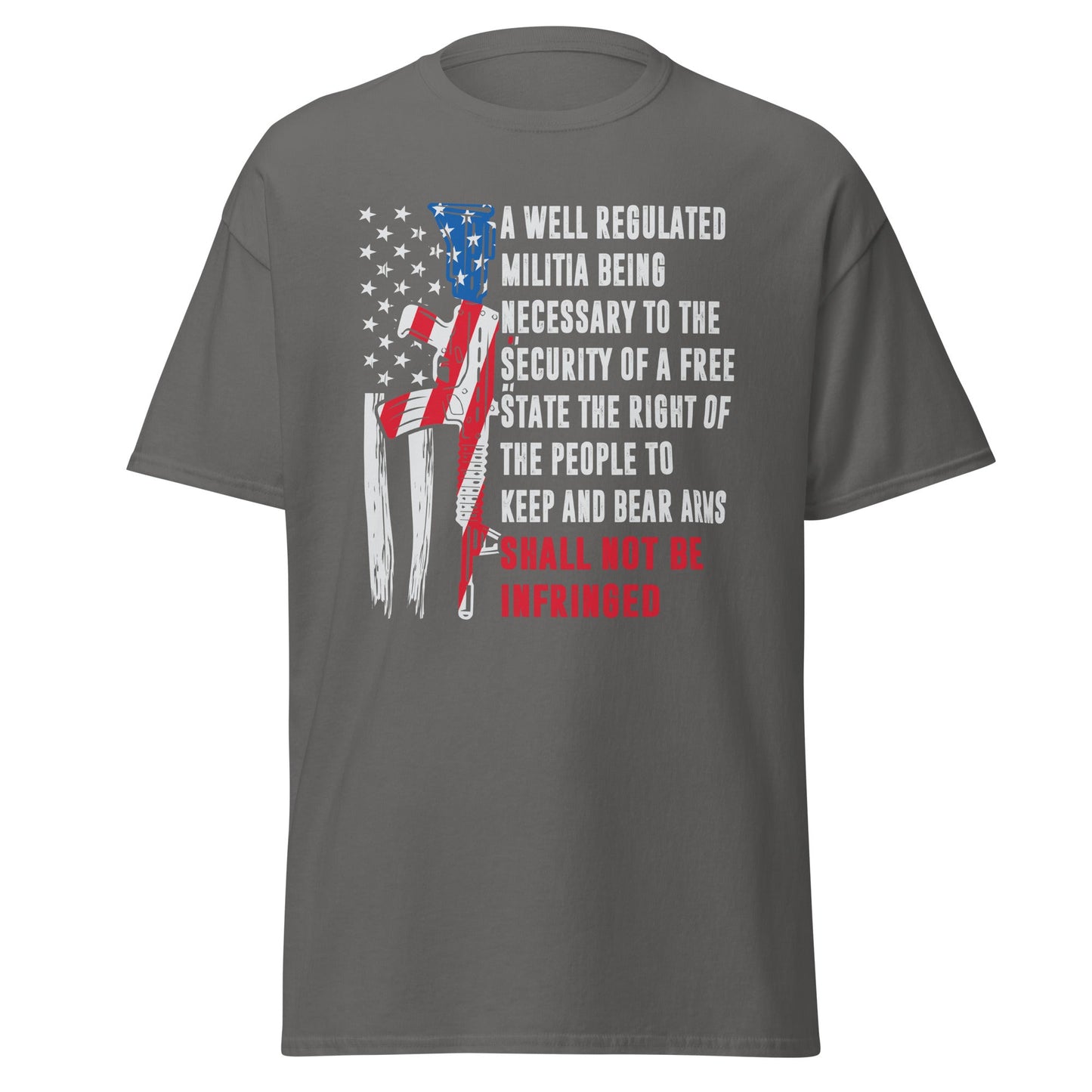 Liberty & Lead Apparel Charcoal / S Shall Not Be Infringed - Men's Classic Tee