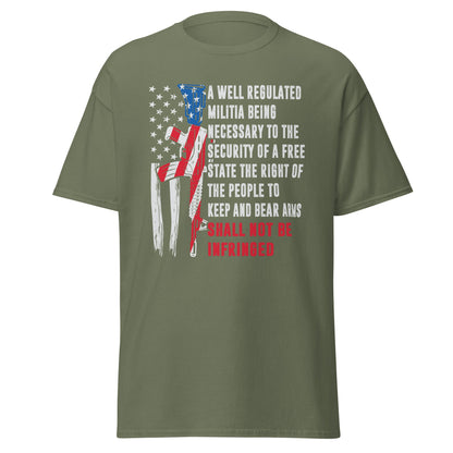 Liberty & Lead Apparel Military Green / S Shall Not Be Infringed - Men's Classic Tee