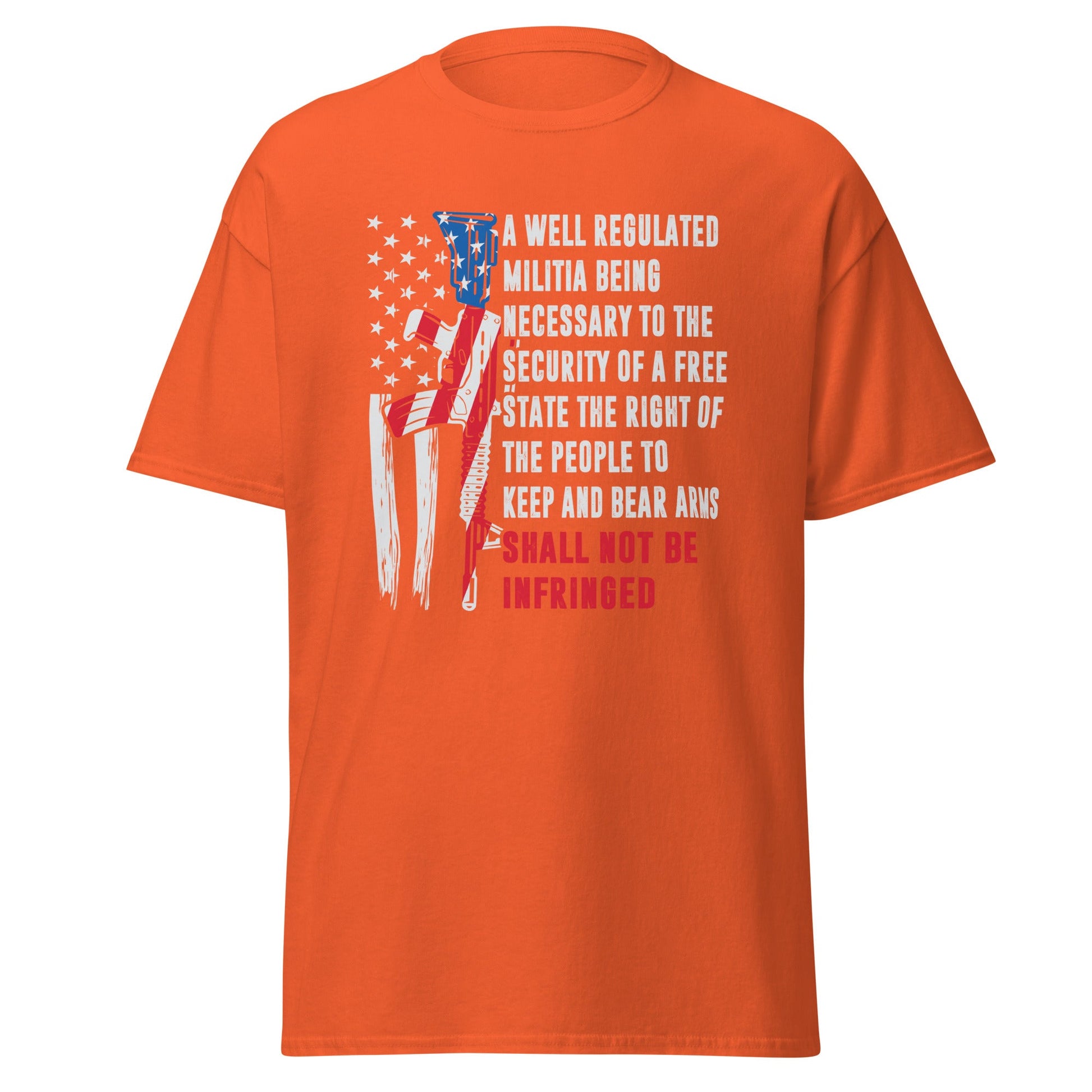 Liberty & Lead Apparel Orange / S Shall Not Be Infringed - Men's Classic Tee