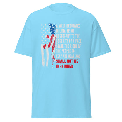 Liberty & Lead Apparel Sky / S Shall Not Be Infringed - Men's Classic Tee