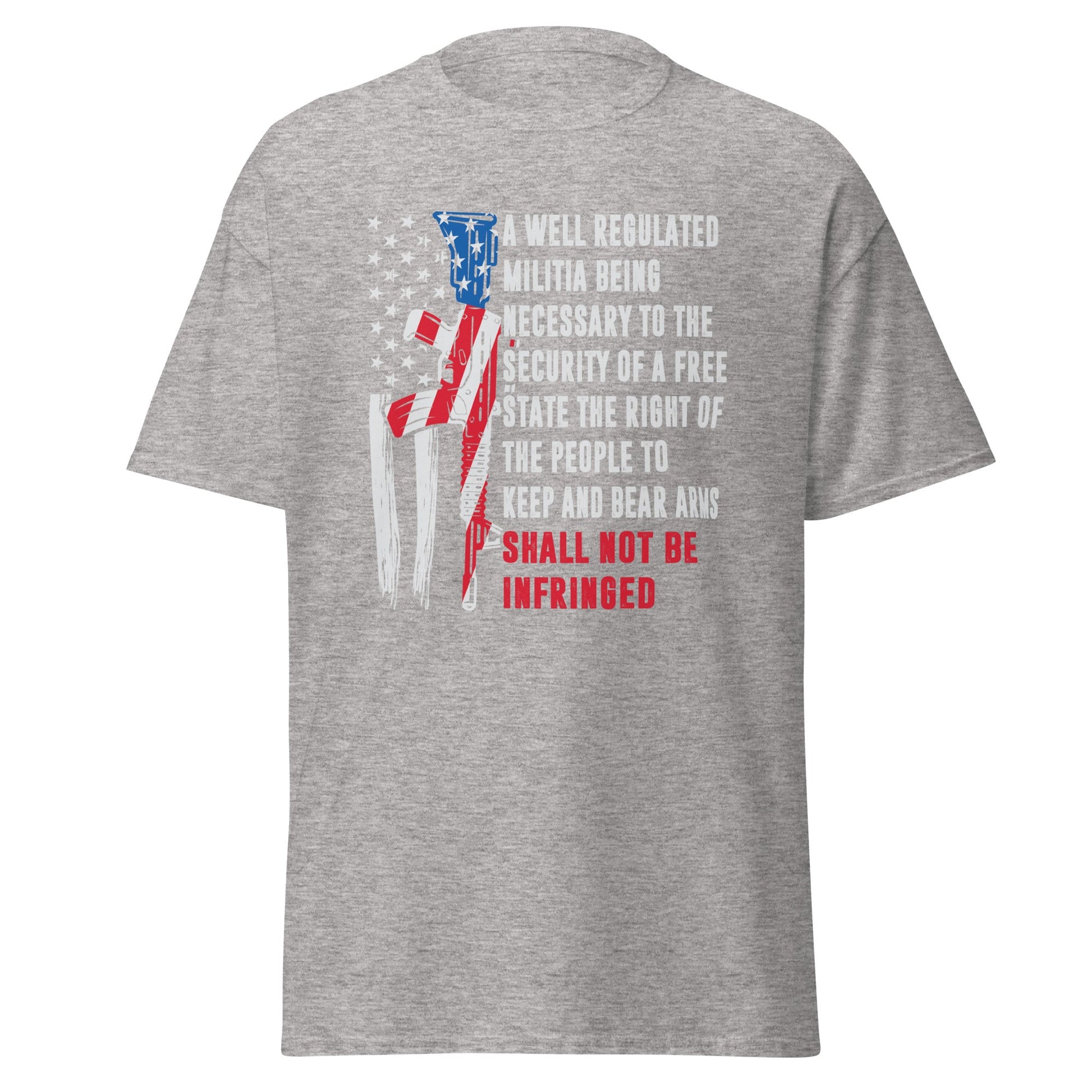 Liberty & Lead Apparel Sport Grey / S Shall Not Be Infringed - Men's Classic Tee