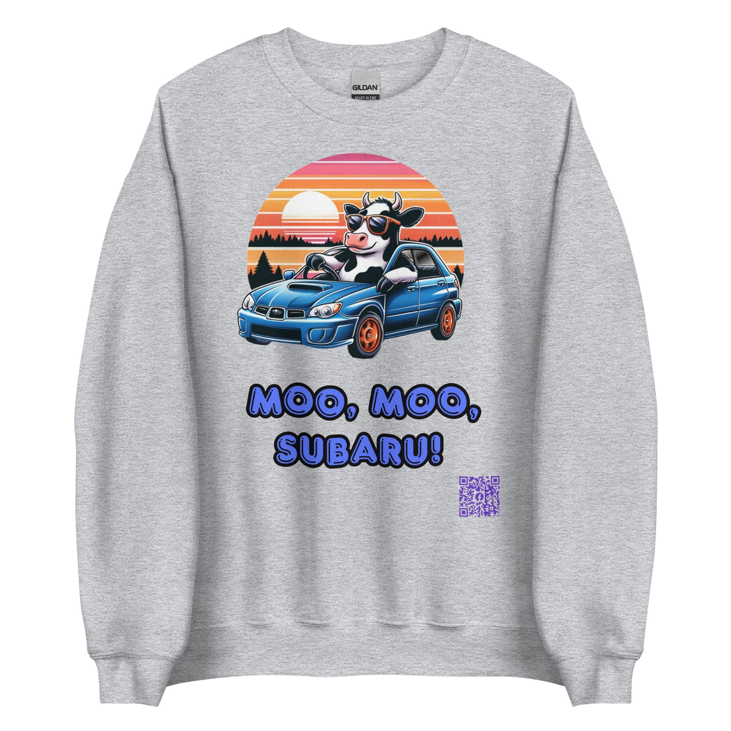 Moo Moo Subaru/Subaru Lovers/Cow/WRX/Outback/Forester/Imprezza/Ascent/Legacy - Unisex Sweatshirt