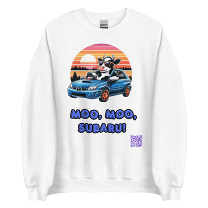 Moo Moo Subaru/Subaru Lovers/Cow/WRX/Outback/Forester/Imprezza/Ascent/Legacy - Unisex Sweatshirt