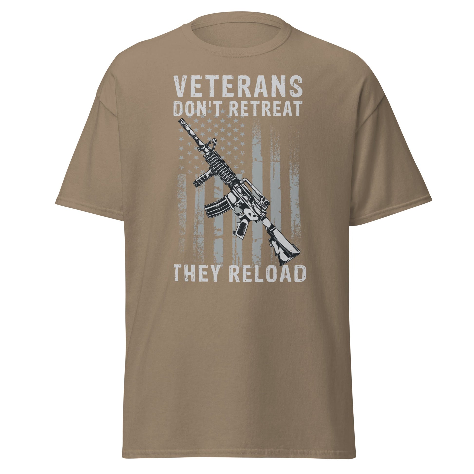 Liberty & Lead Apparel Brown Savana / S Veterans Don't Retreat 2 - Men's Classic Tee