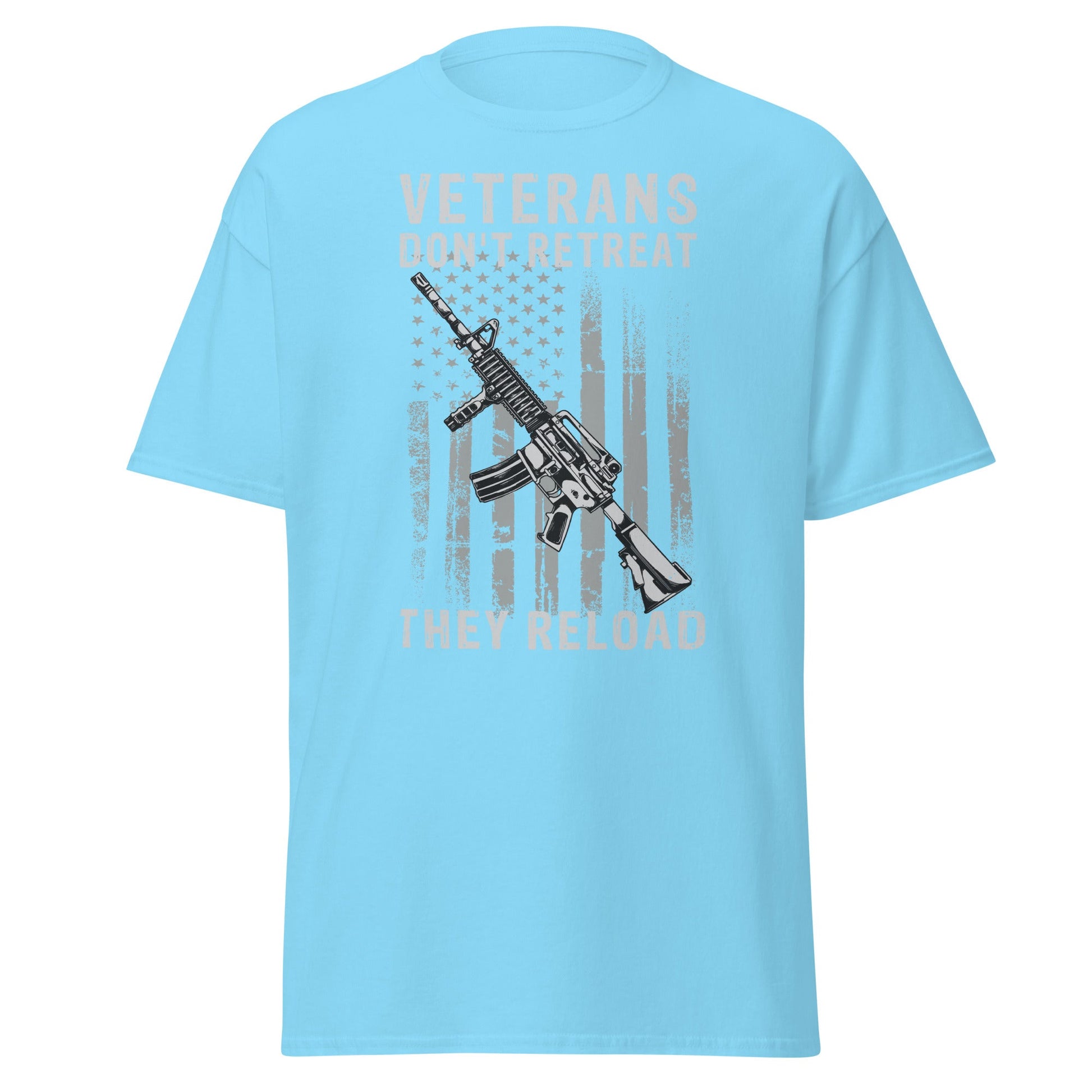 Liberty & Lead Apparel Sky / S Veterans Don't Retreat 2 - Men's Classic Tee