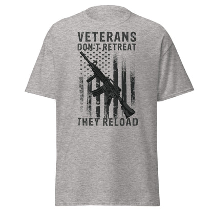 Liberty & Lead Apparel Sport Grey / S Veterans Don't Retreat - Men's Classic Tee