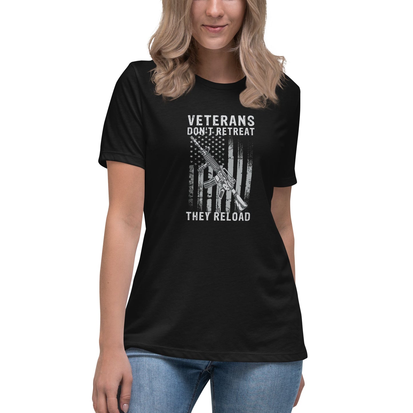 Liberty & Lead Apparel Veterans Reload - Ladies Relaxed Tee