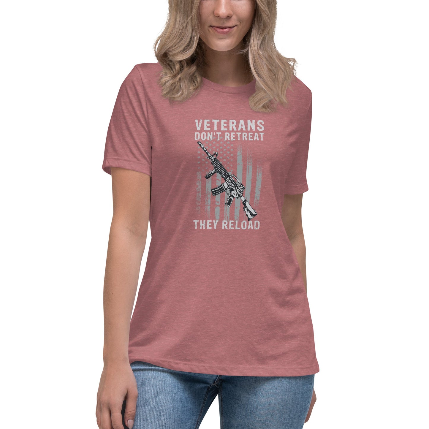 Liberty & Lead Apparel Heather Mauve / S Veterans Reload