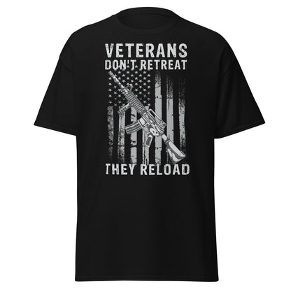 Liberty & Lead Apparel Black / S Veterans Reload - Men's Classic Tee