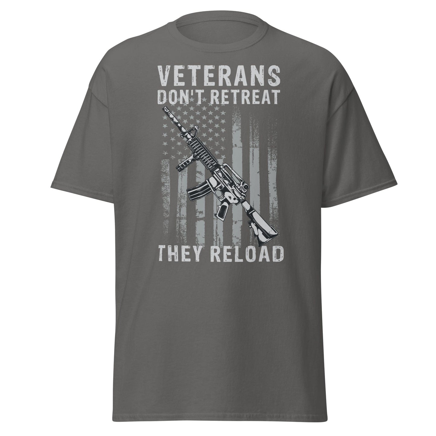 Liberty & Lead Apparel Charcoal / S Veterans Reload - Men's Classic Tee