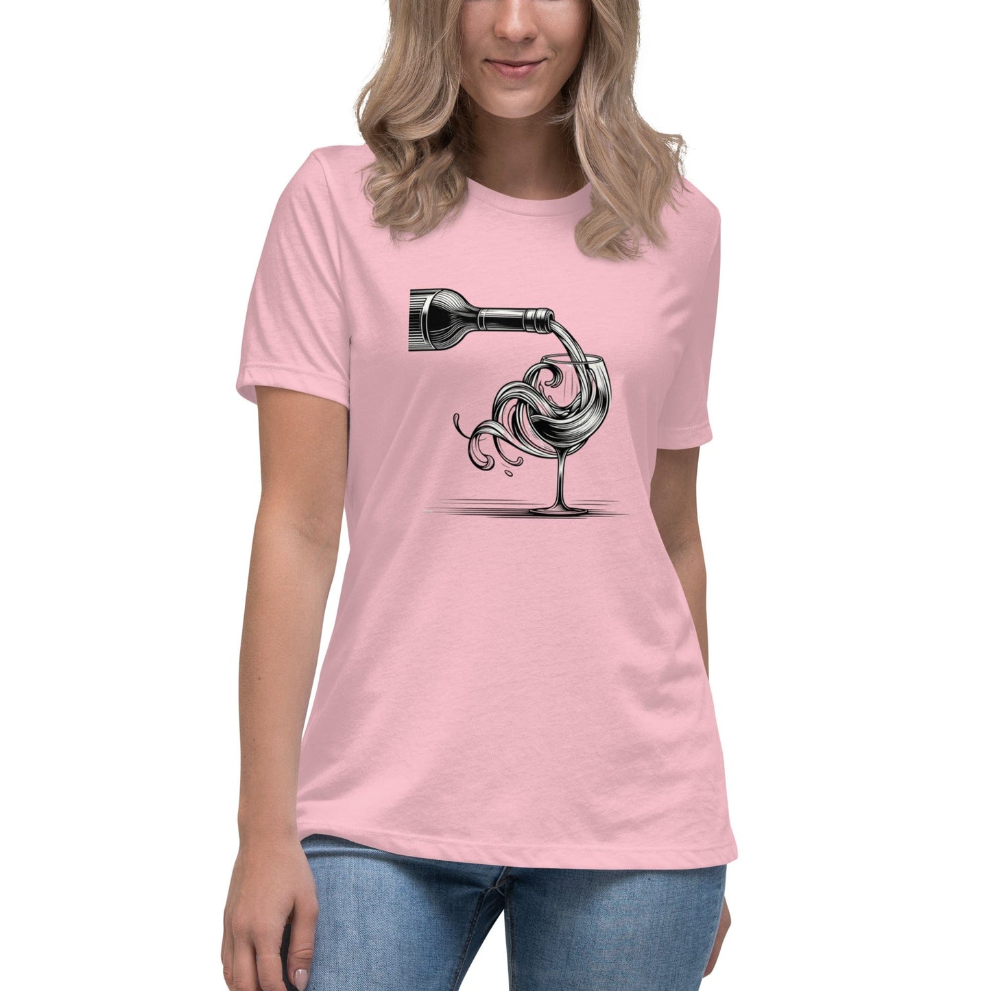 Liberty & Lead Apparel Pink / S Wine Time