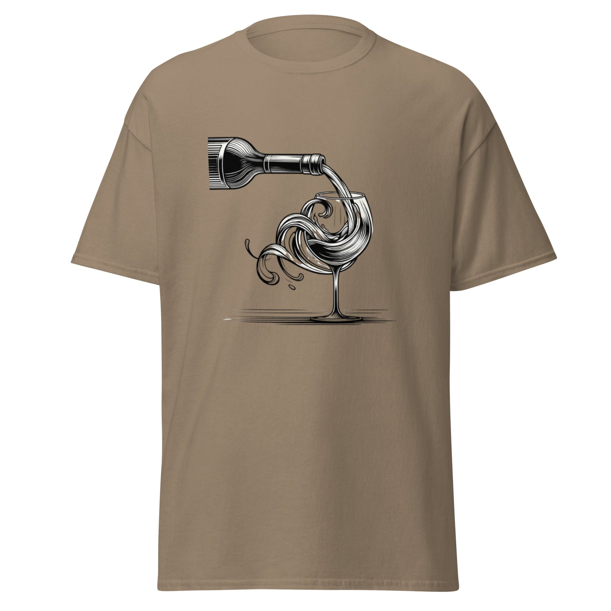 Liberty & Lead Apparel Brown Savana / S Wine Time - Men's Classic Tee