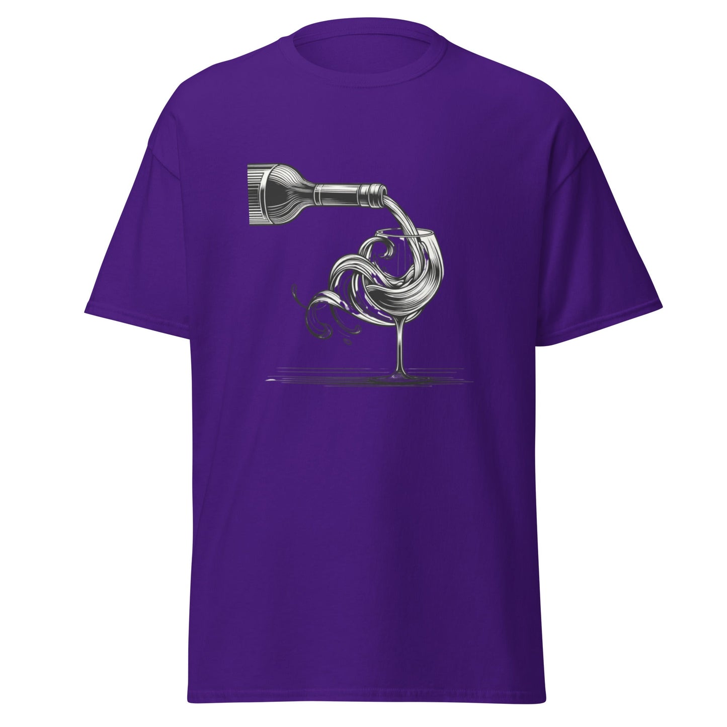 Liberty & Lead Apparel Purple / S Wine Time - Men's Classic Tee