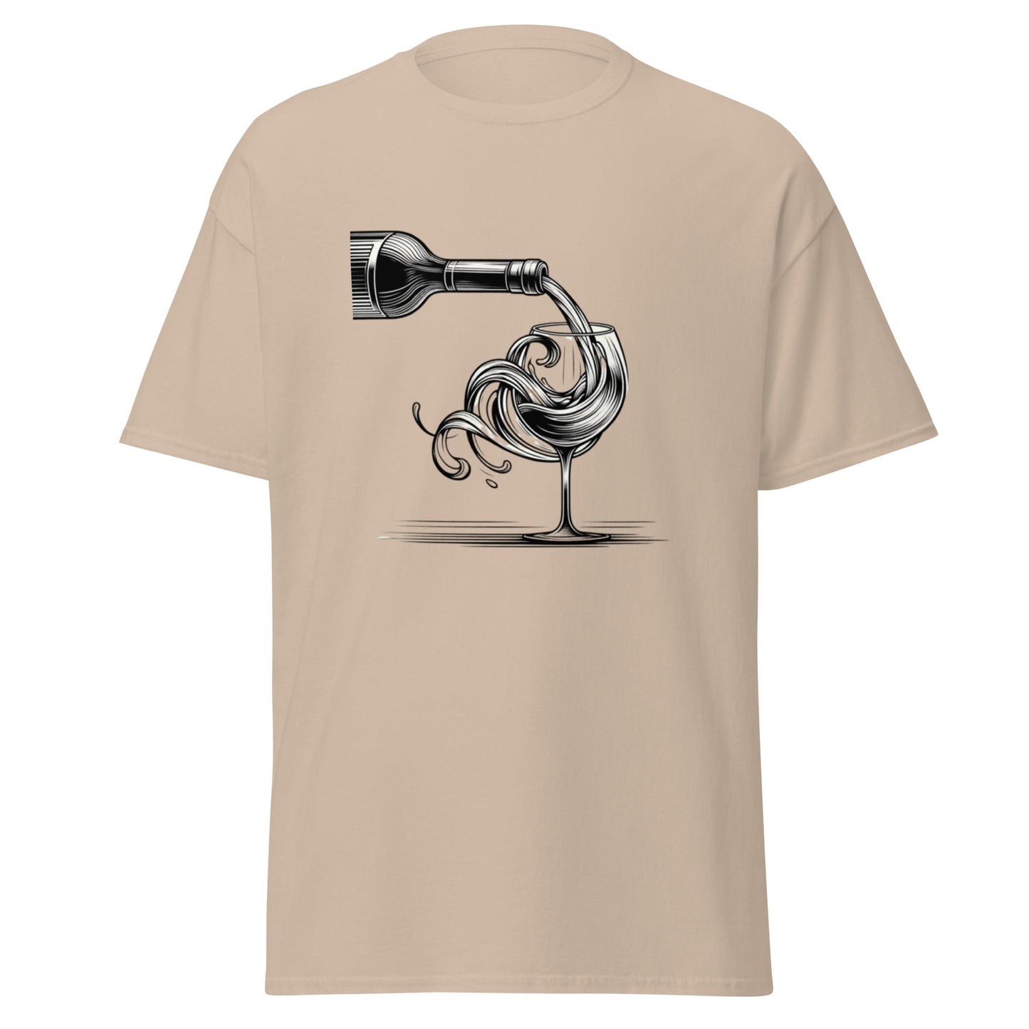 Liberty & Lead Apparel Sand / S Wine Time - Men's Classic Tee