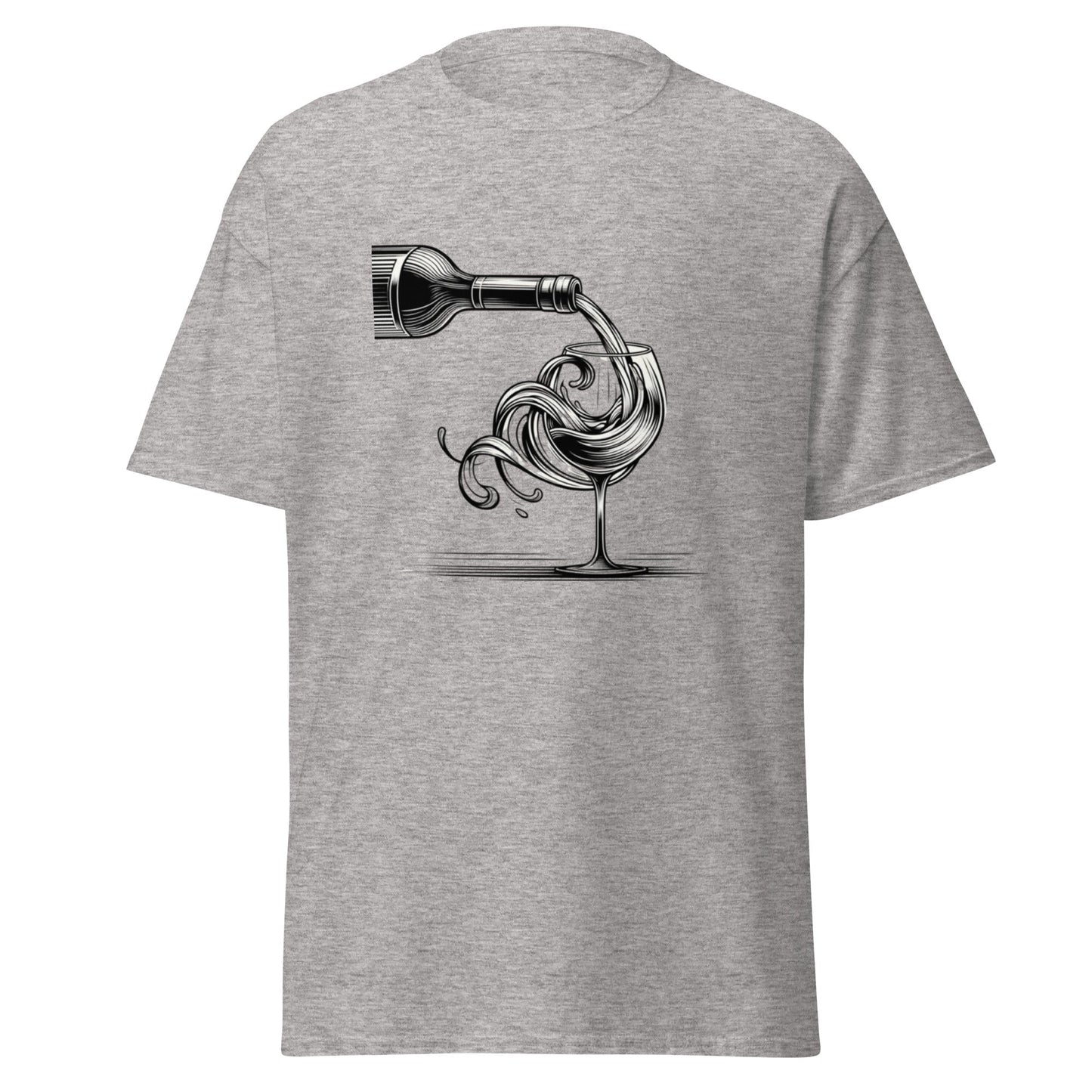 Liberty & Lead Apparel Sport Grey / S Wine Time - Men's Classic Tee